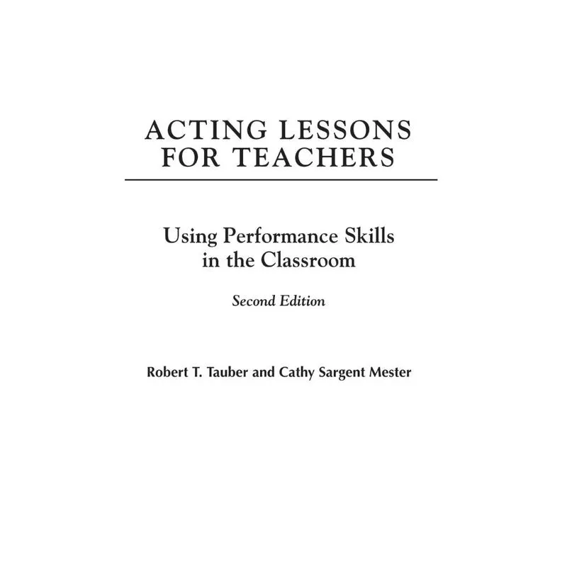 Acting Lessons for Teachers