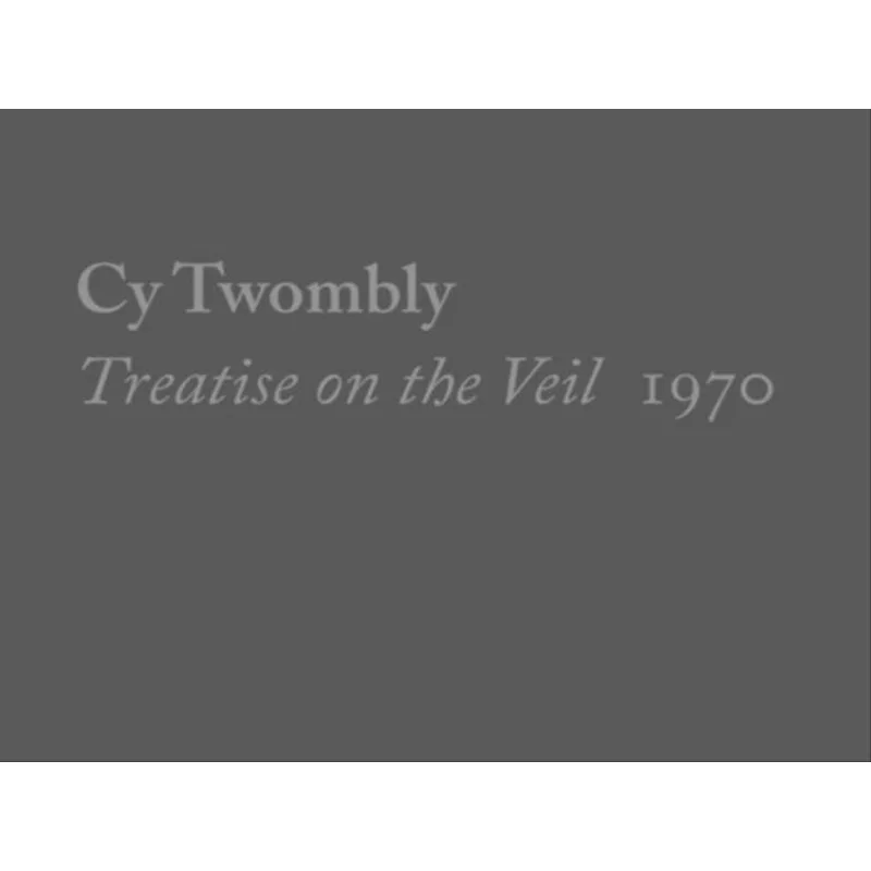 CY TWOMBLY, TREATISE ON THE VEIL, 1970