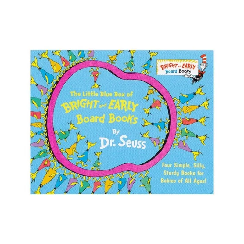 THE LITTLE BLUE BOXED SET OF 4 BRIGHT AND EARLY BOARD BOOKS
