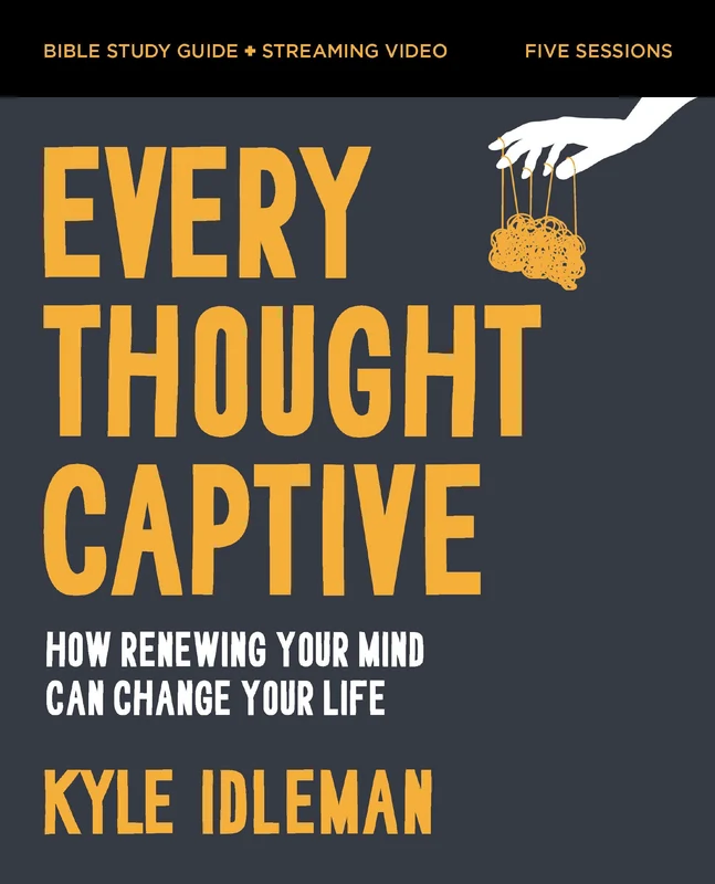 Every Thought Captive Bible Study Guide plus Streaming Video: Calm the Mental Chaos that Keeps You Stuck, Drains Your Hope, and Holds You Back Paperback