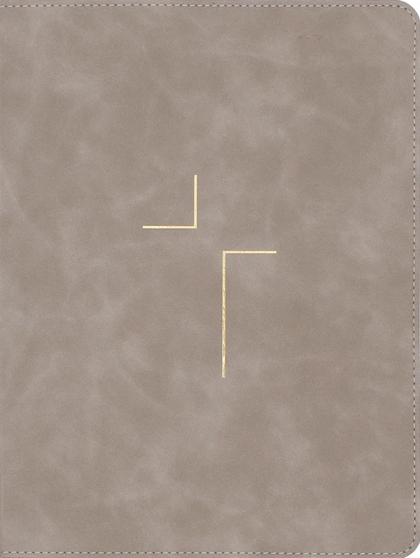 The Jesus Bible, ESV Edition, Leathersoft, Stone Hardback