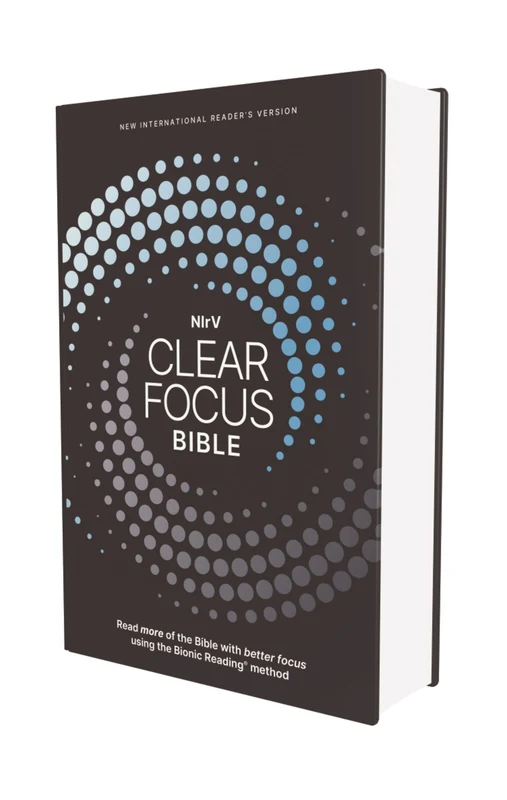 NIrV, Clear Focus Bible, Hardcover, Charcoal/Blue: Read more of the Bible with better focus (Clear Focus) Hardback