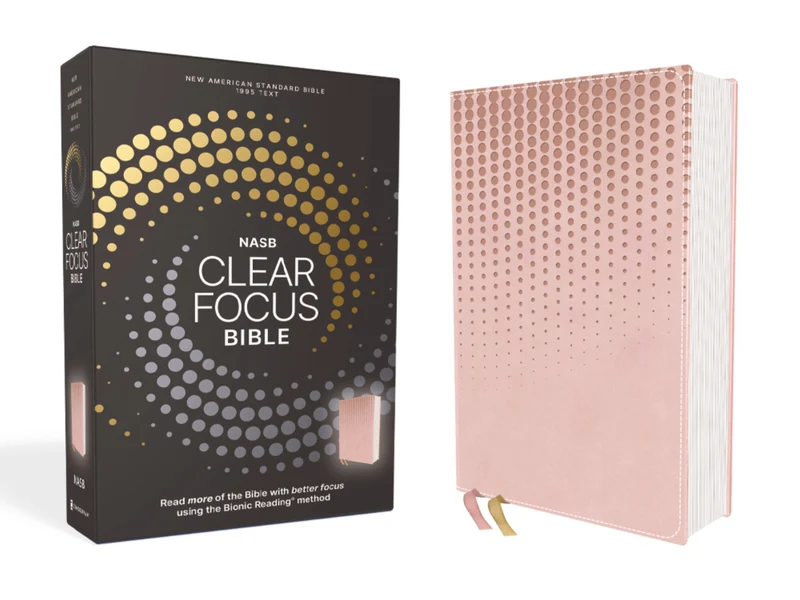 NASB, Clear Focus Bible, Leathersoft, Pink: Read more of the Bible with better focus (Clear Focus) Hardback