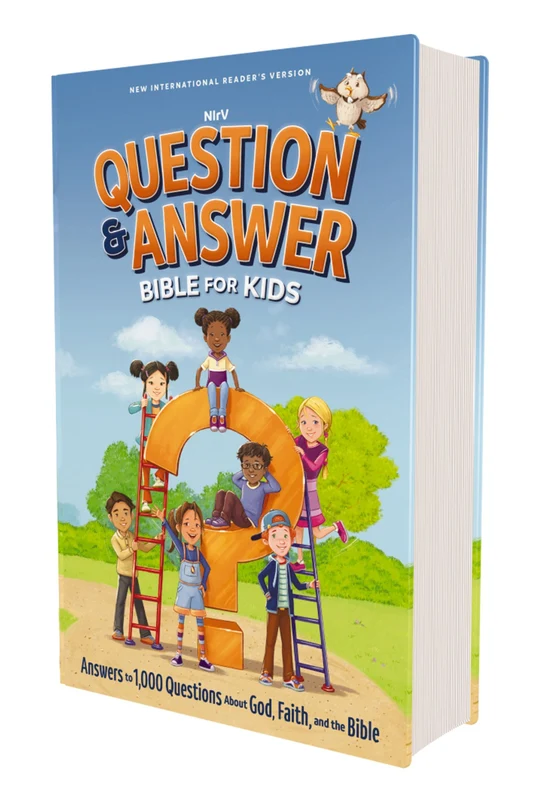 NIrV, Question and Answer Bible for Kids, Hardcover, Comfort Print: Answers to 1,000 Questions Kids Ask About God, Faith, and the Bible Hardback