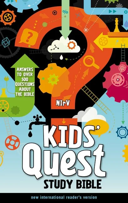 NIrV Kids' Quest Study Bible Hardback