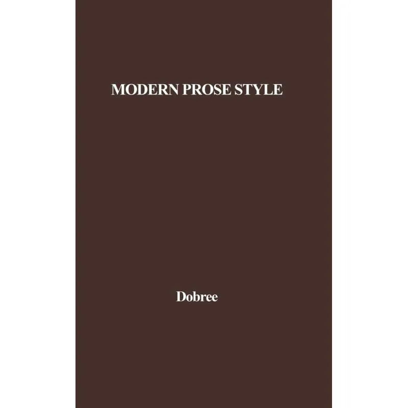 Modern Prose Style