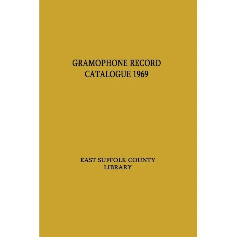 Gramophone Record Catalogue