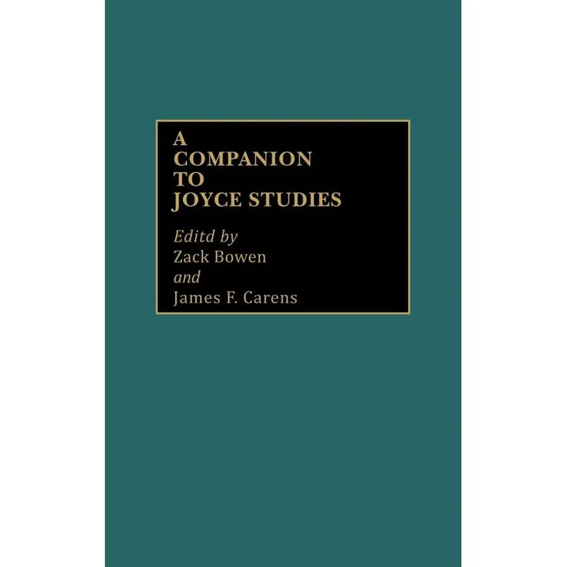 A Companion to Joyce Studies