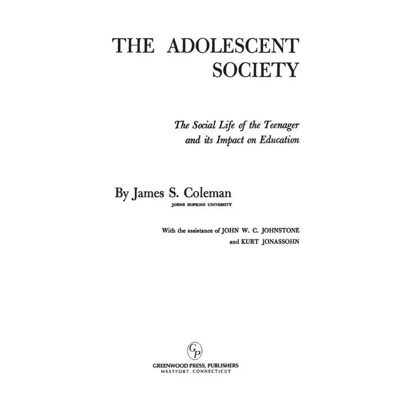 The Adolescent Society