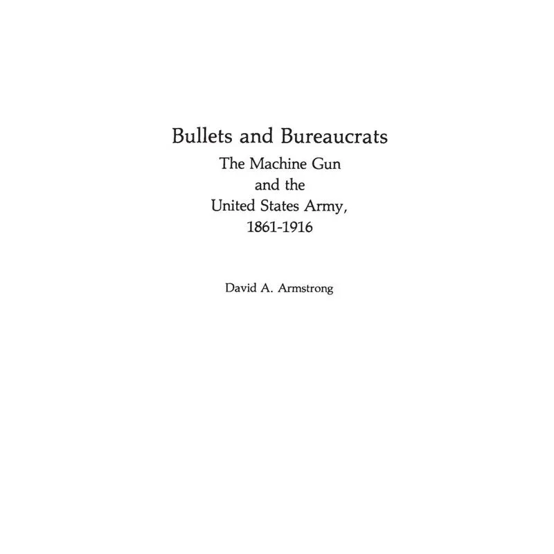Bullets and Bureaucrats