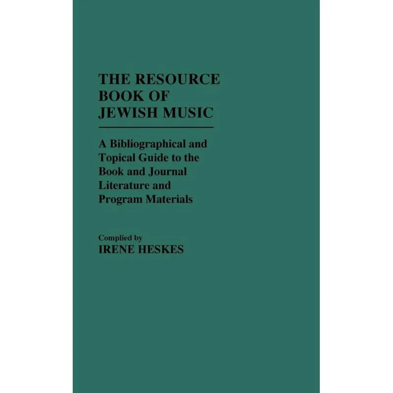 The Resource Book of Jewish Music