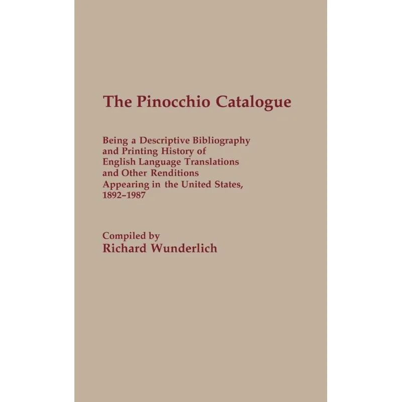 The Pinocchio Catalogue