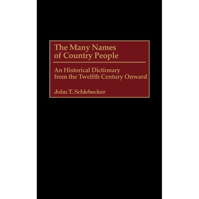 The Many Names of Country People