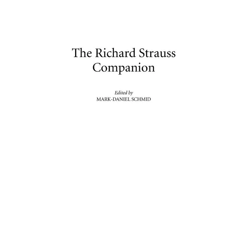 The Richard Strauss Companion