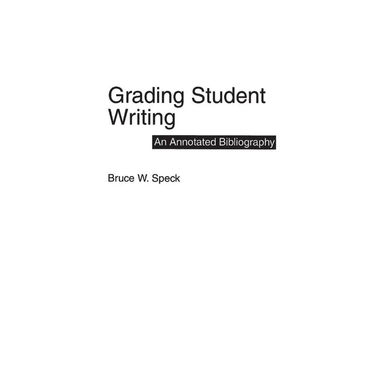 Grading Student Writing