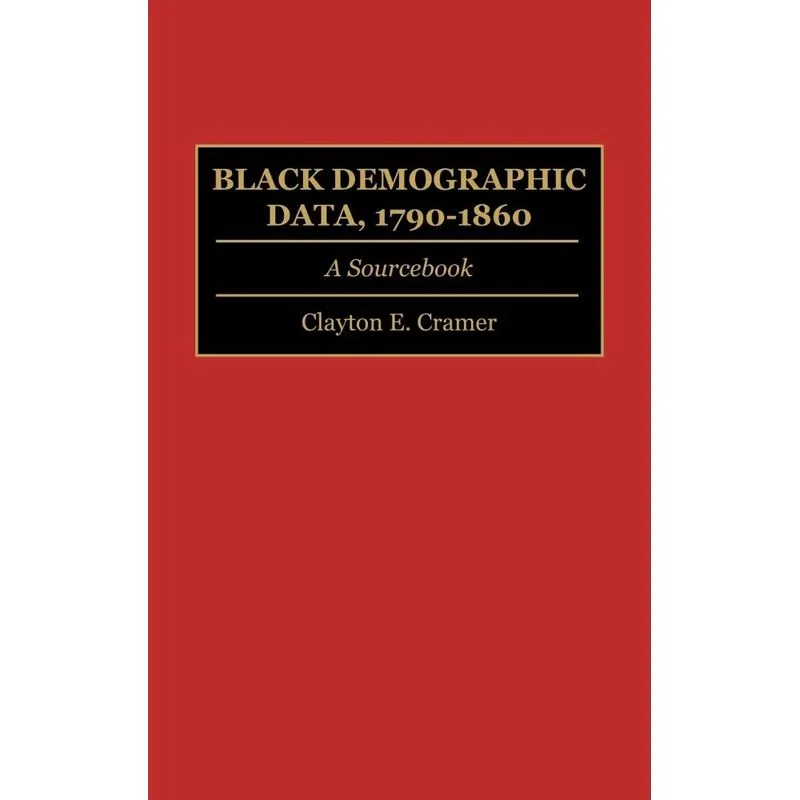 Black Demographic Data, 1790-1860