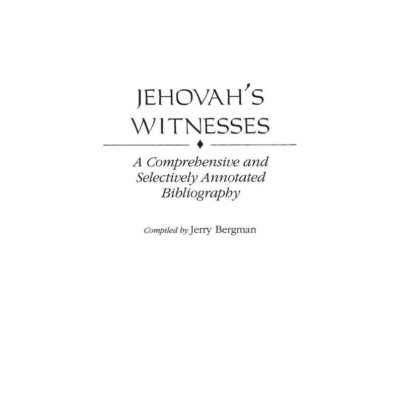 Jehovahs Witnesses