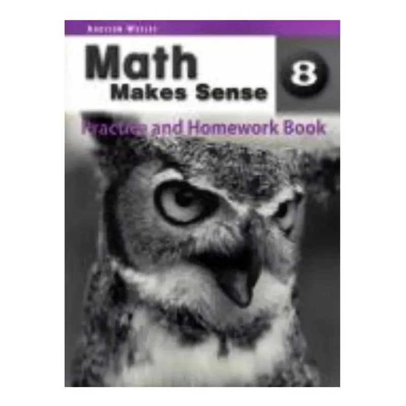 Livro Math Makes Sense 8 Practice Book