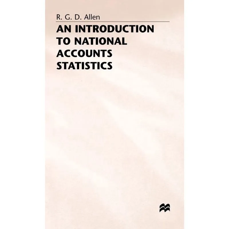 Livro An Introduction to National Accounts Statistics