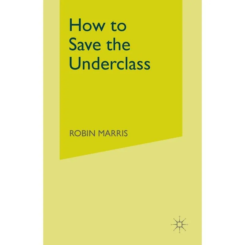 How To Save The Underclass
