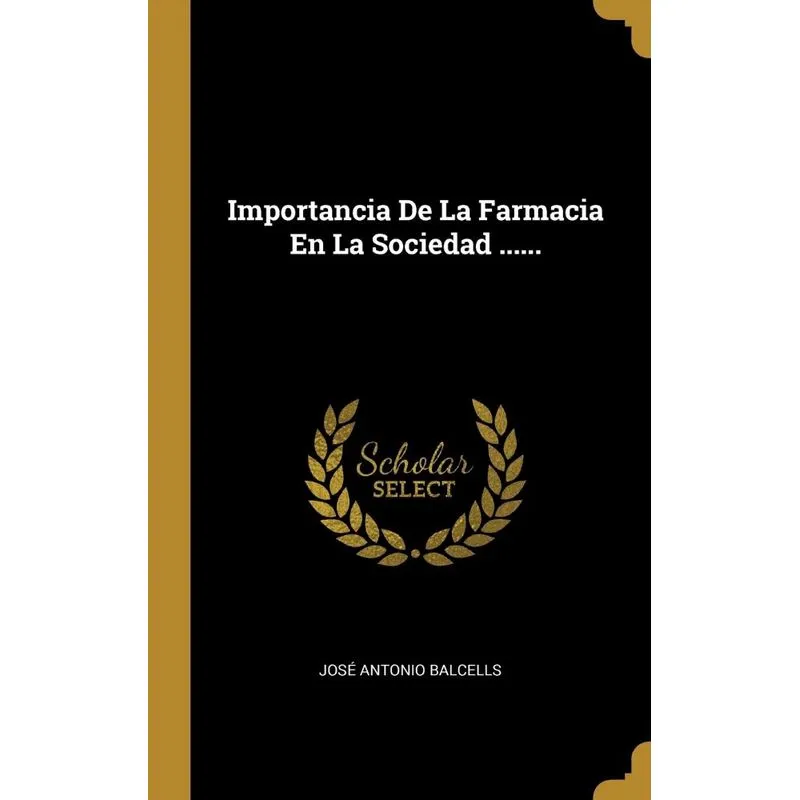 Importancia De La Farmacia En La Sociedad ......