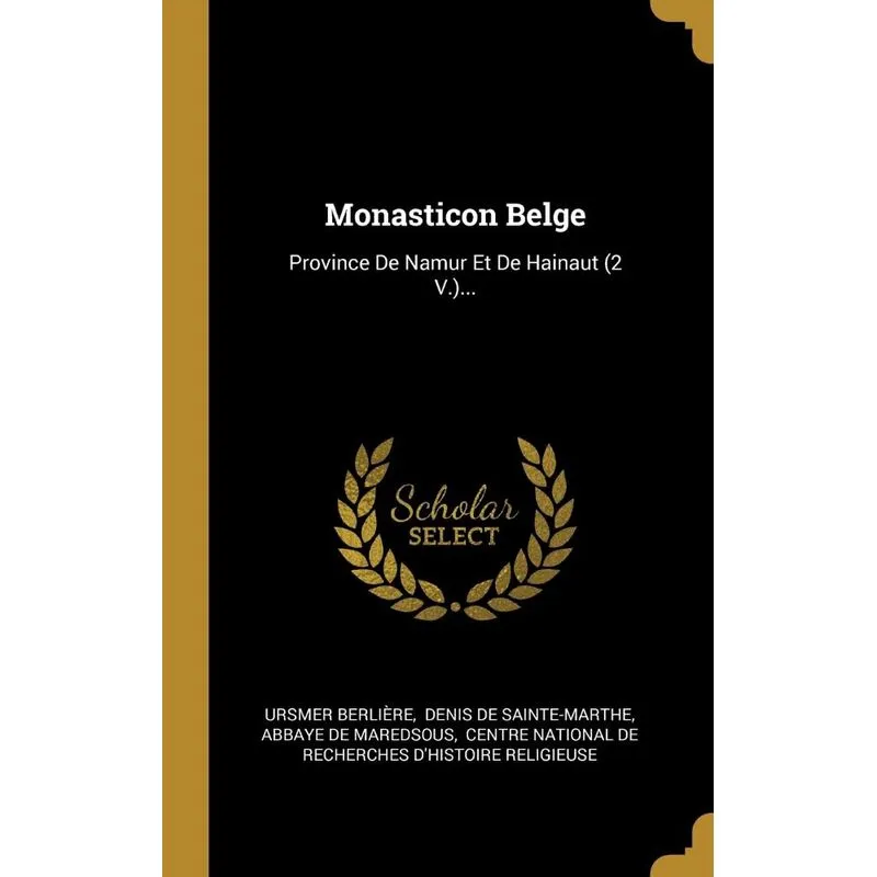 Monasticon Belge