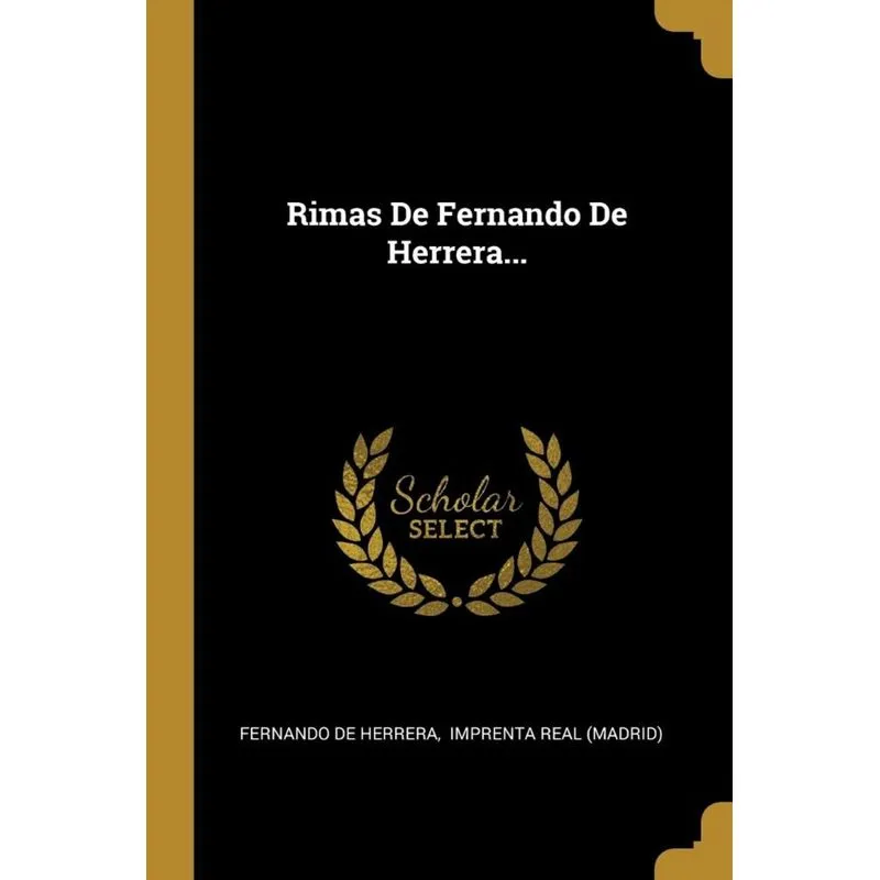 Rimas De Fernando De Herrera...