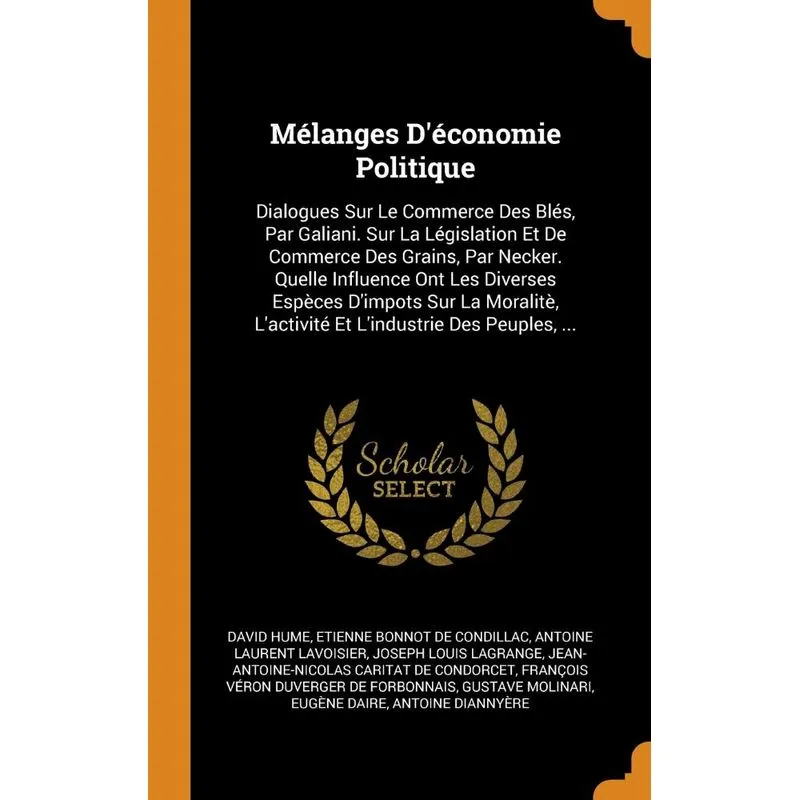Mélanges Déconomie Politique