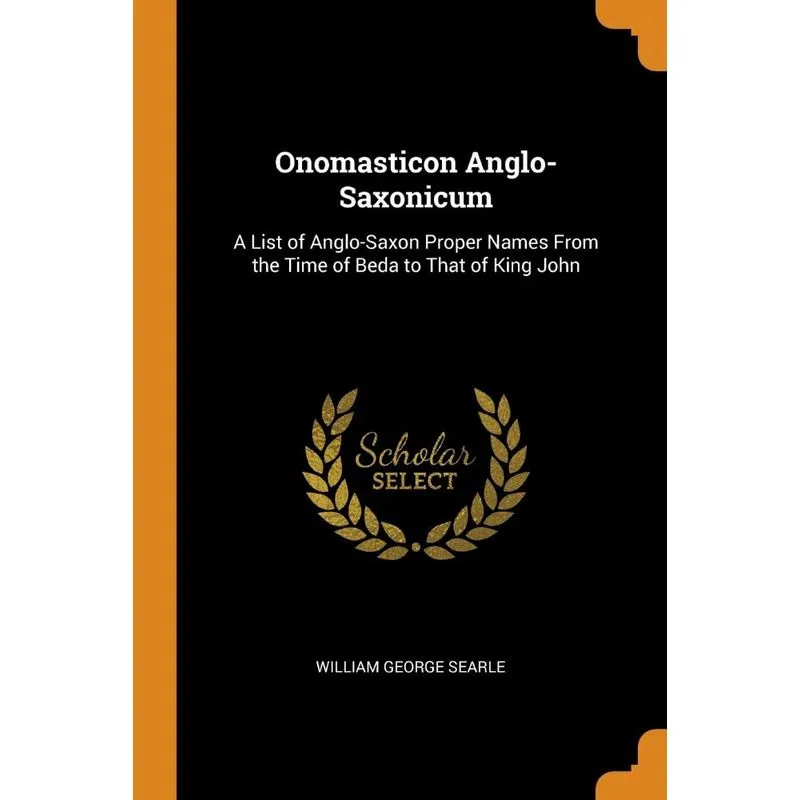 Onomasticon Anglo-Saxonicum