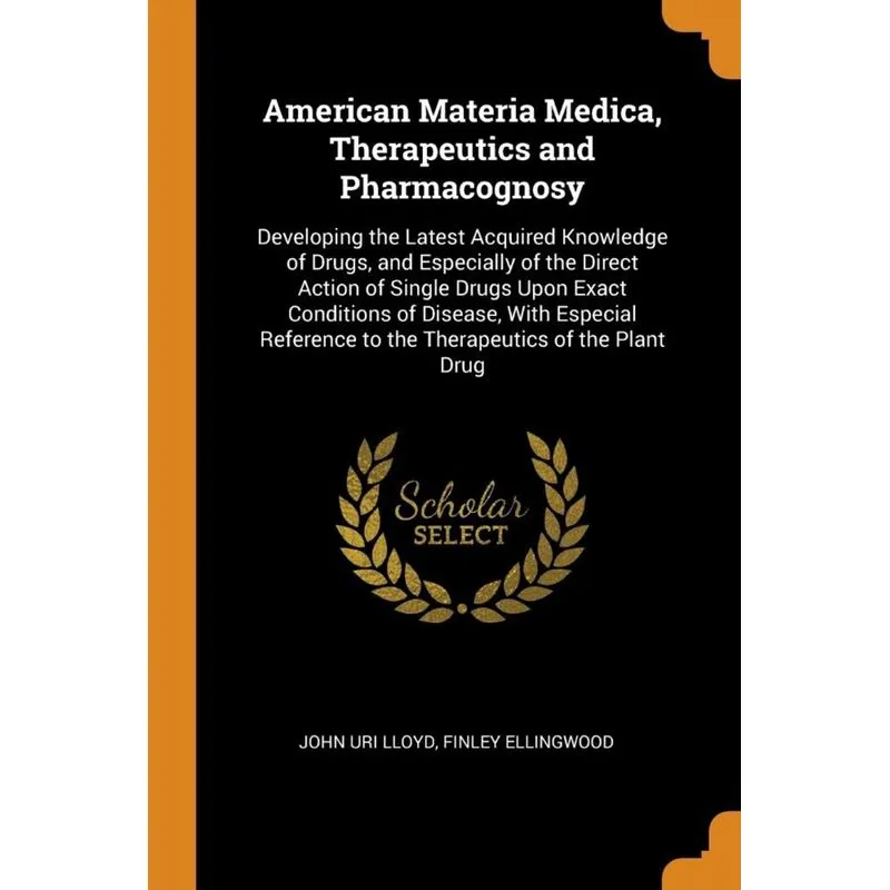 American Materia Medica, Therapeutics and Pharmacognosy