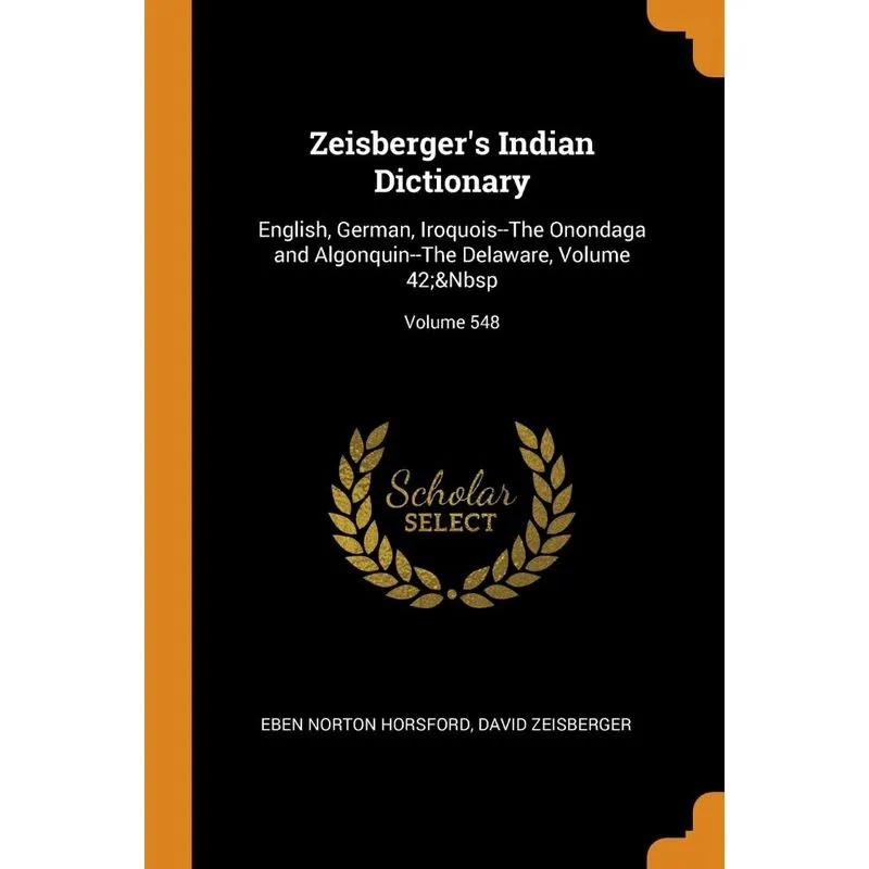 Zeisbergers Indian Dictionary