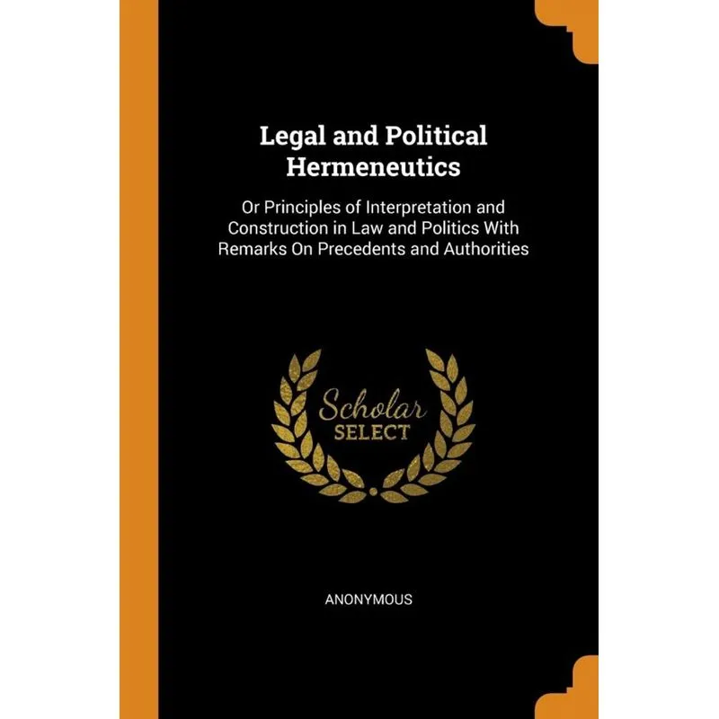 Legal and Political Hermeneutics