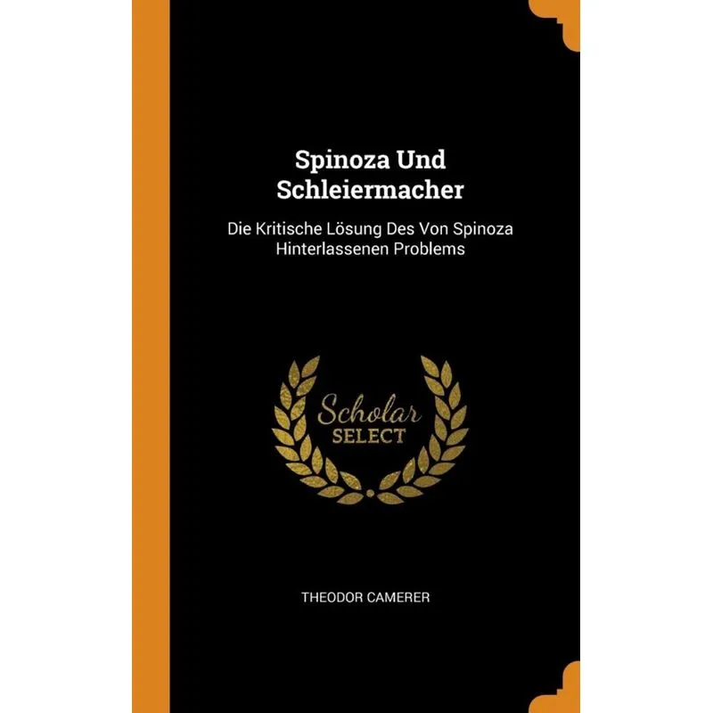Spinoza Und Schleiermacher