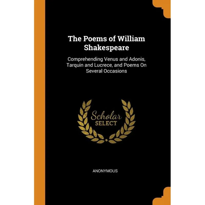 The Poems of William Shakespeare