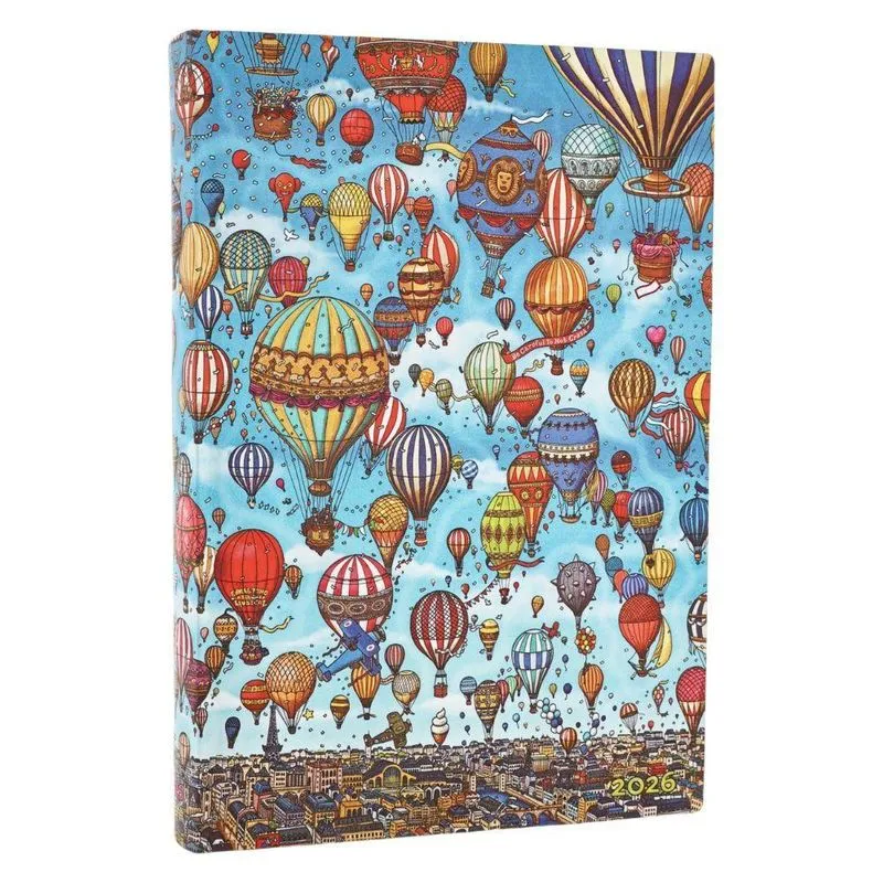 Agenda Paperblanks 2026 Ballon Festival Midi Diaria