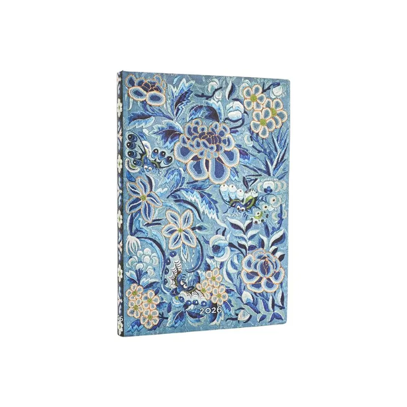 Agenda Paperblanks 2026 MIDI Blue Willow: Un Viaje a la Tradición Han Agenda Paperblanks 2026 MIDI Blue Willow Horizontal 18x13cm 176pag 100GSM