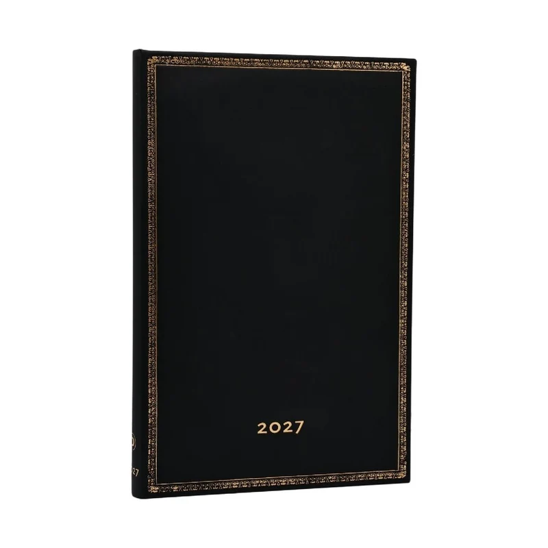 12-Monatskalender 2027 Black Edition Maxi Horizontal