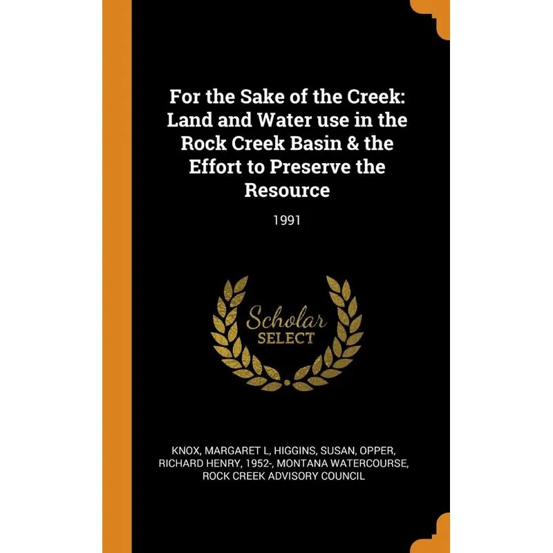 For the Sake of the Creek