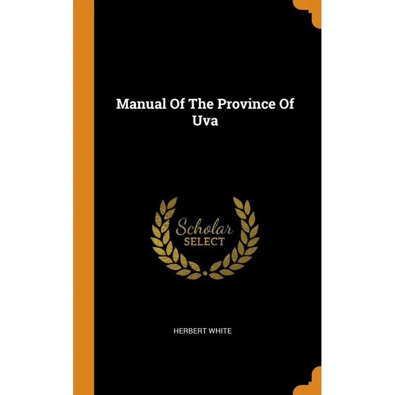 Manual Of The Province Of Uva
