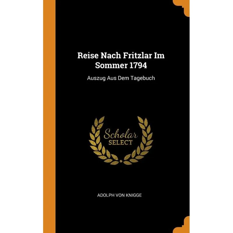 Reise Nach Fritzlar Im Sommer 1794