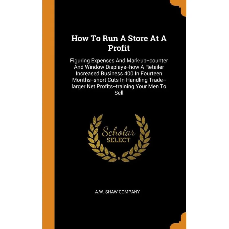 How To Run A Store At A Profit
