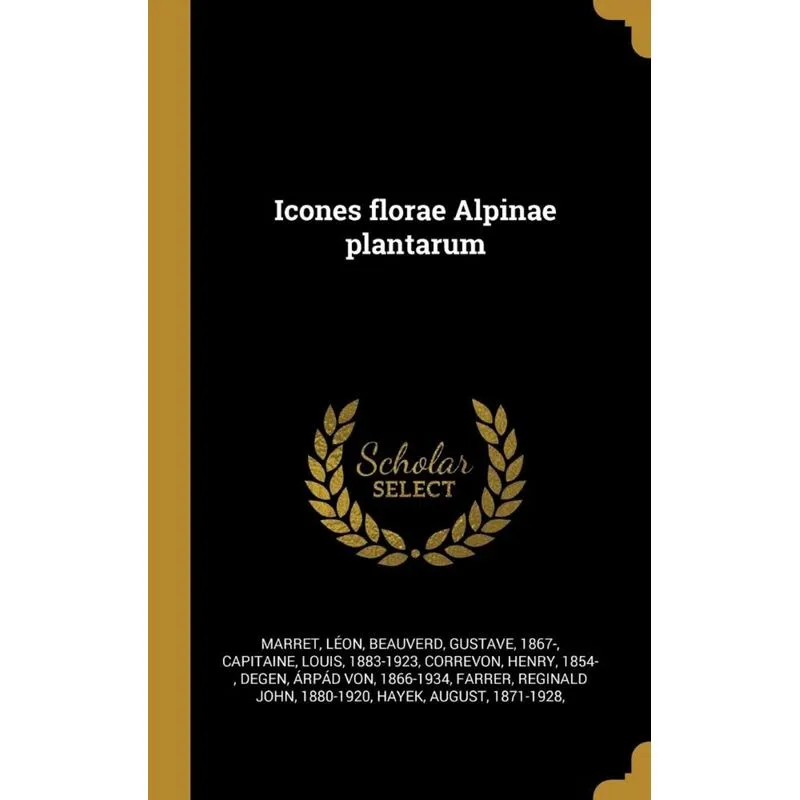 Icones florae Alpinae plantarum