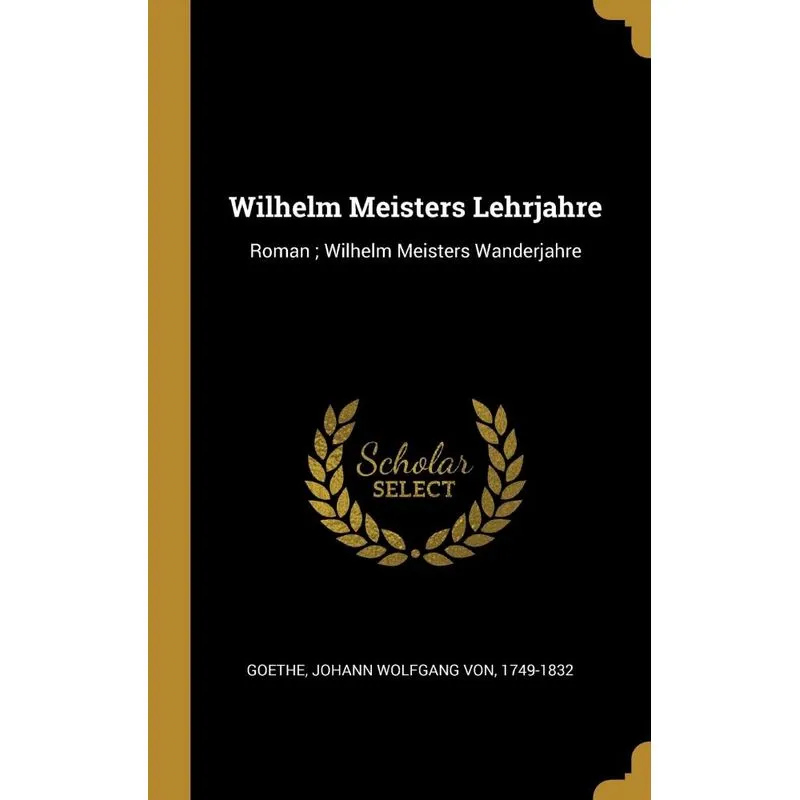 Wilhelm Meisters Lehrjahre