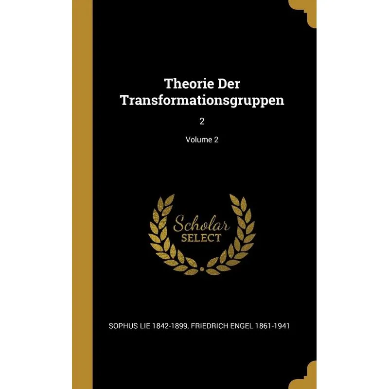 Theorie Der Transformationsgruppen