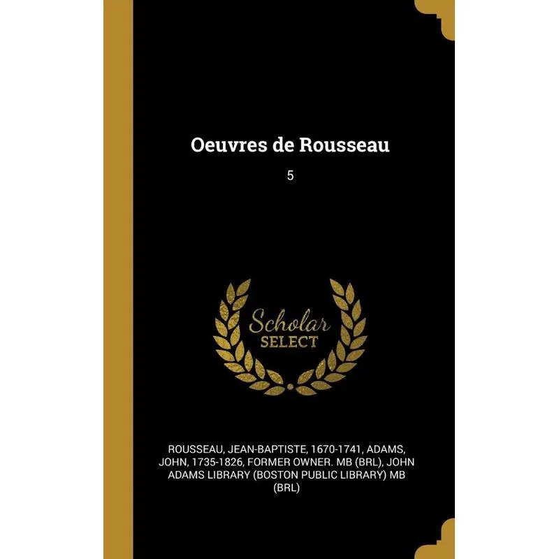 Oeuvres de Rousseau