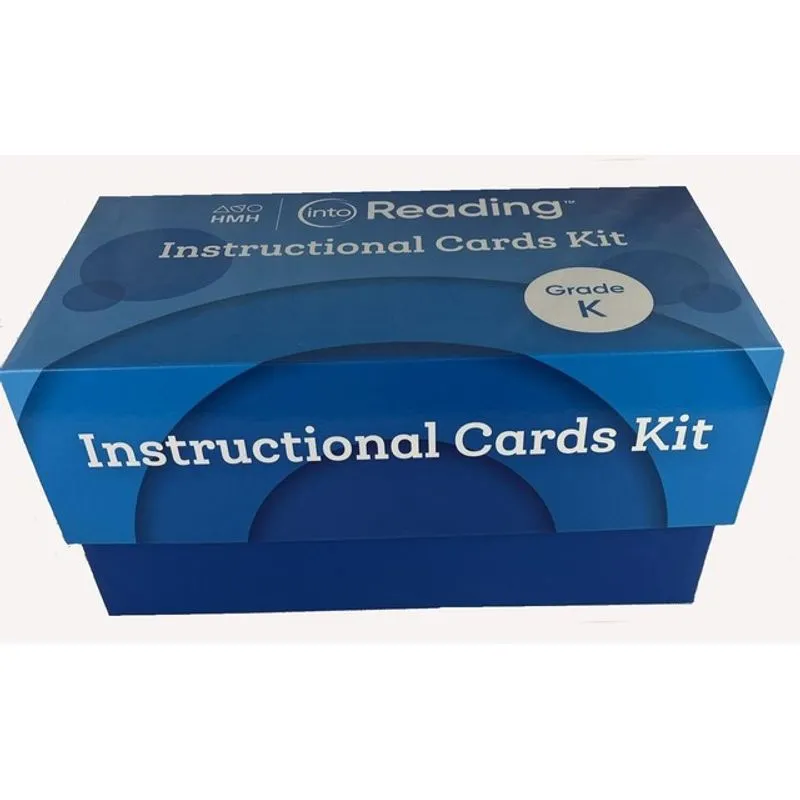 INTO READING INSTRUCTIONAL CARD KIT - GRADE K