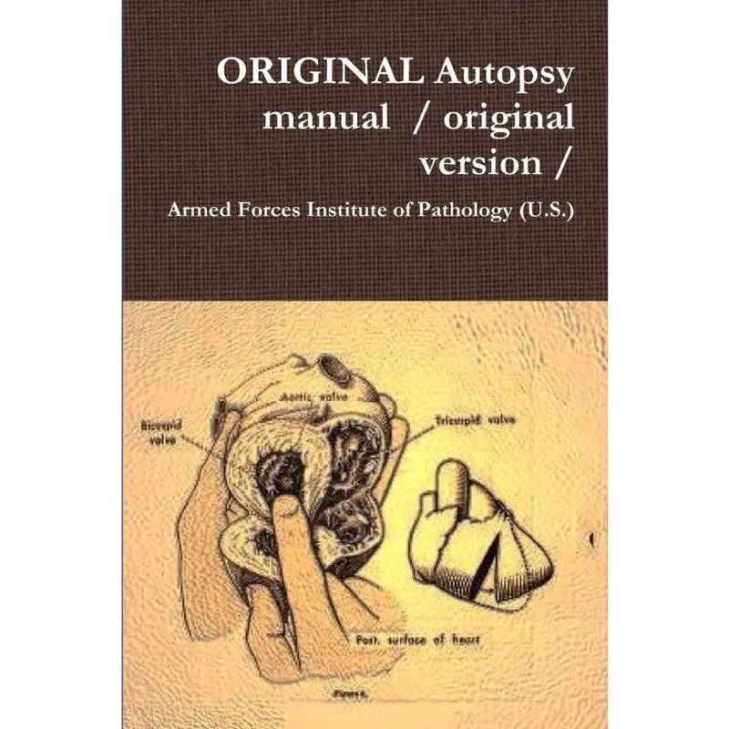 Livro original Autopsy manual / original version /