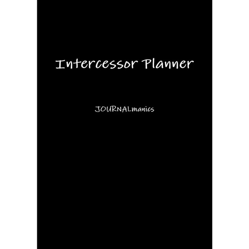 Intercessor Planner
