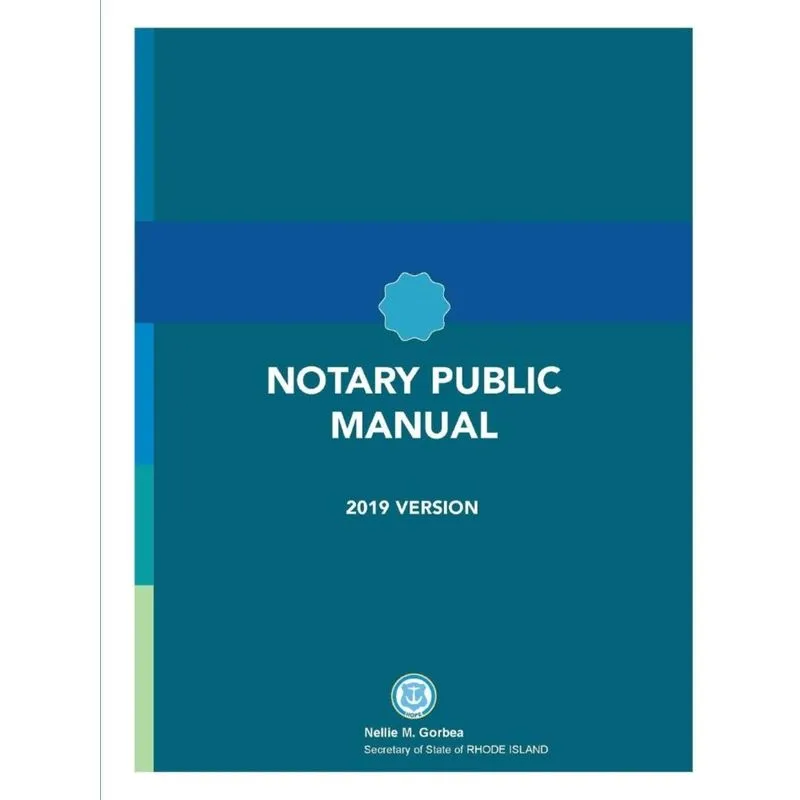 Rhode Island Notary Public Manual