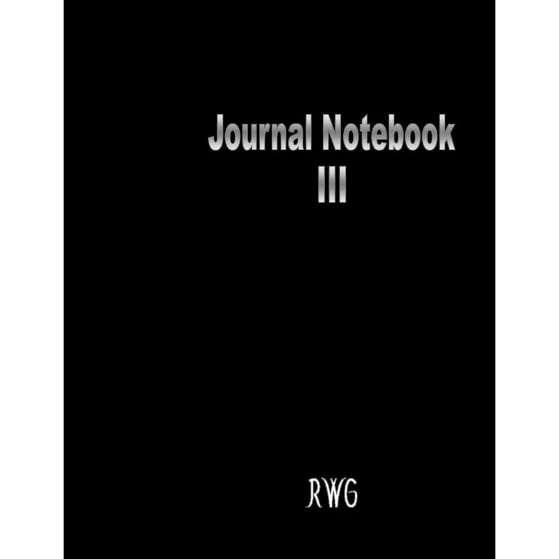 Journal Notebook III